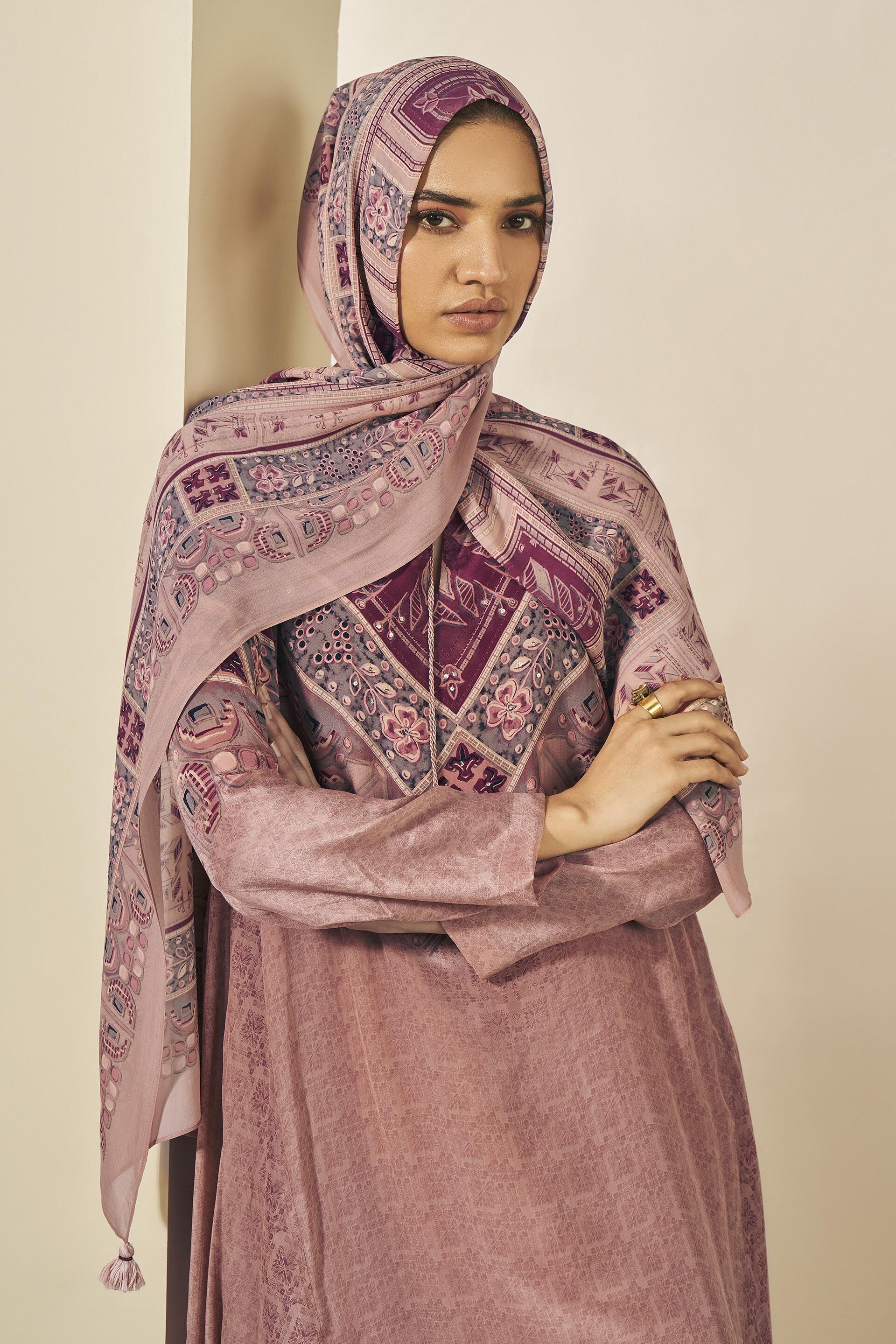 Solana Scarf Onion Pink
